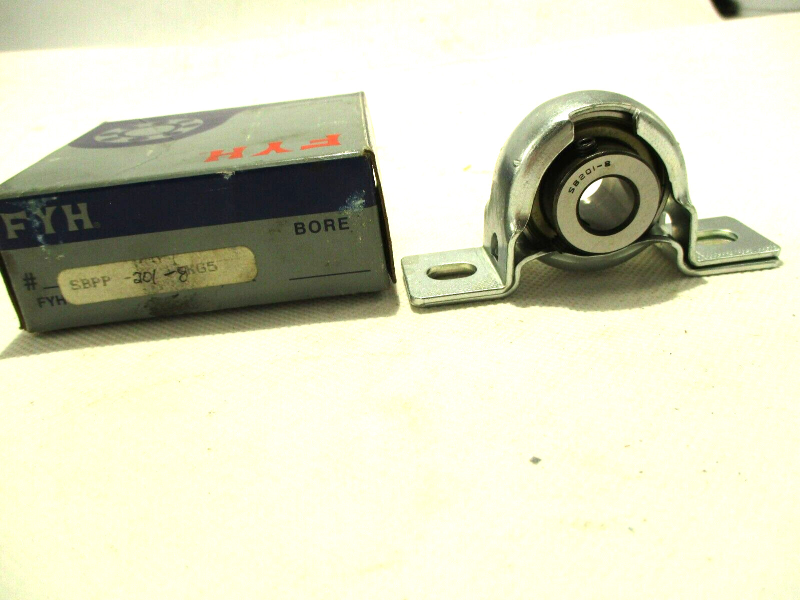 NEW FYH SBPP-201-8KG5 PILLOW BLOCK BEARING 1/2″ BORE