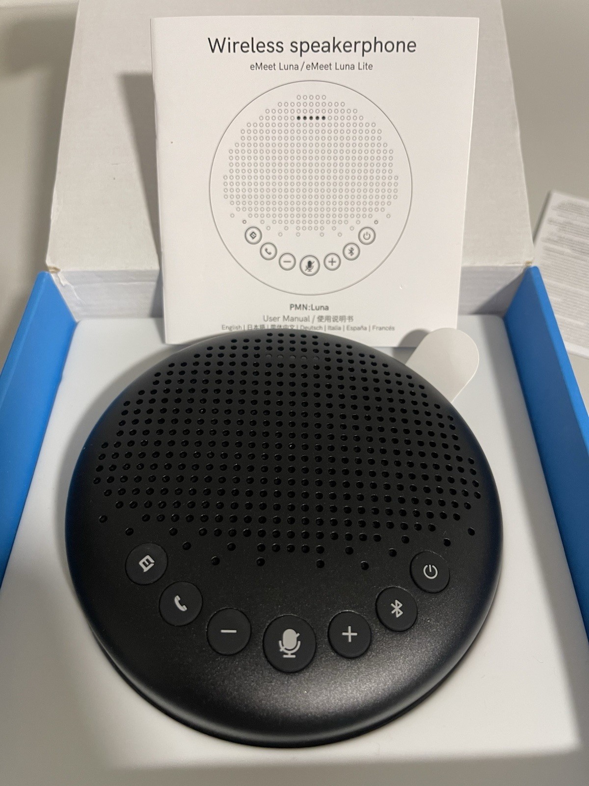 EMEET OfficeCore Luna Plus Wireless Speakerphone for Audio Conferencing