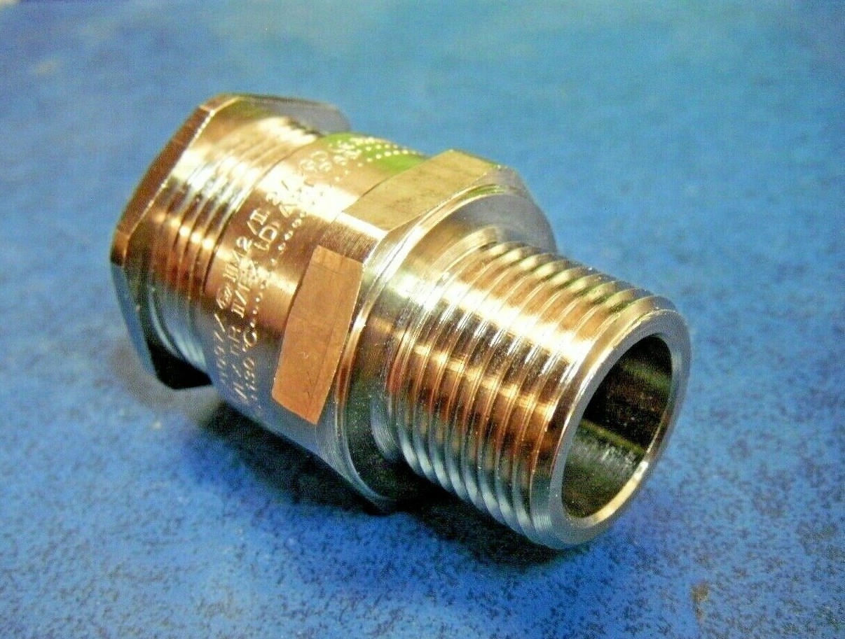 CMP A2F20 Hazardous Area M20 Cable Gland Nickle Plated Brass