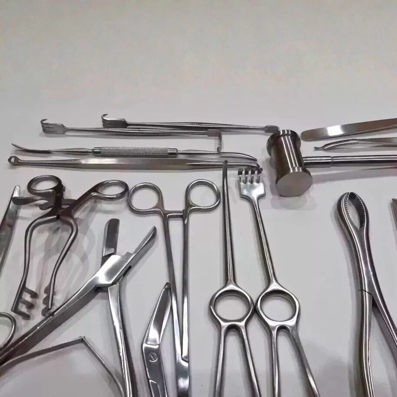 Basic Orthopedic Surgery Instrument Set 25 Pcs Stainless Steel Surgical Kit Box