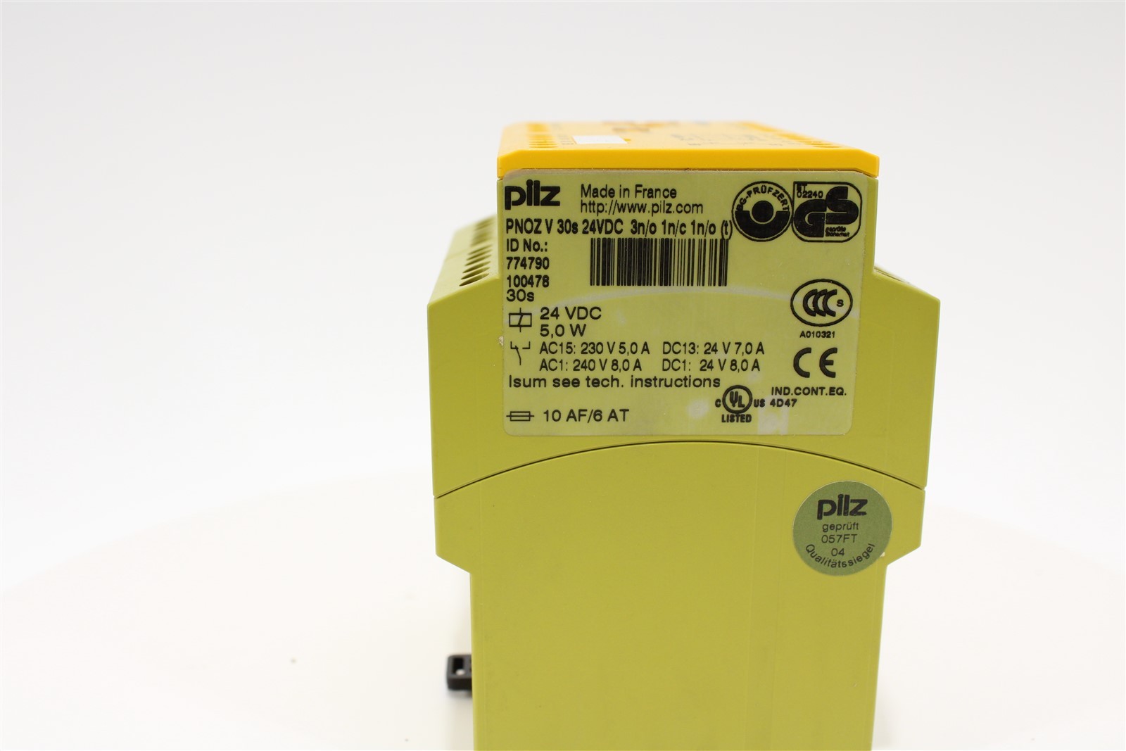 Pilz 774790 PNOZ V PNOZ X Safety Relay | 24V DC | 3NO 1NC 1NO Delayed