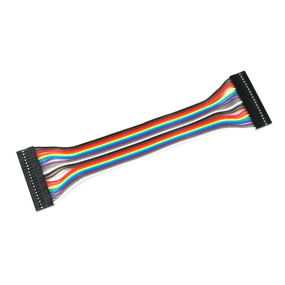 DuPont 2.54mm Ribbon Connector Cable Female-Female 20cm 2/3/4/5/6/8/9/10/12/20P