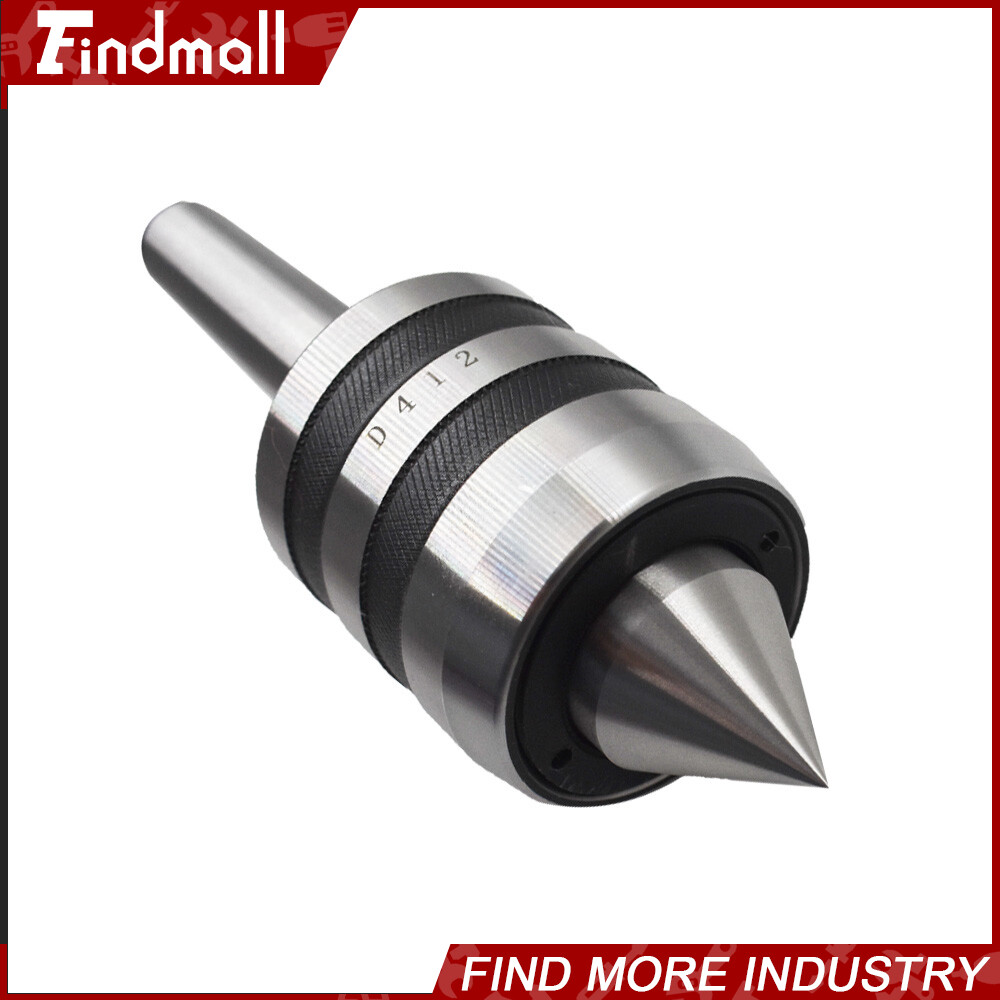 Findmall MT2 Live Center Morse Taper 2MT Triple Bearing Lathe Medium Duty CNC