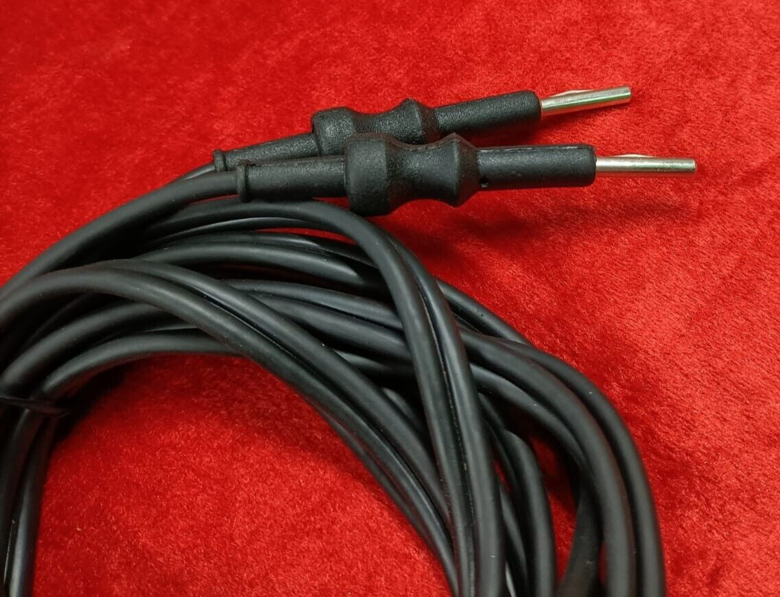 Laparoscopic Patient Plate Cable Cord With Round Connector Silicon Material -1pc
