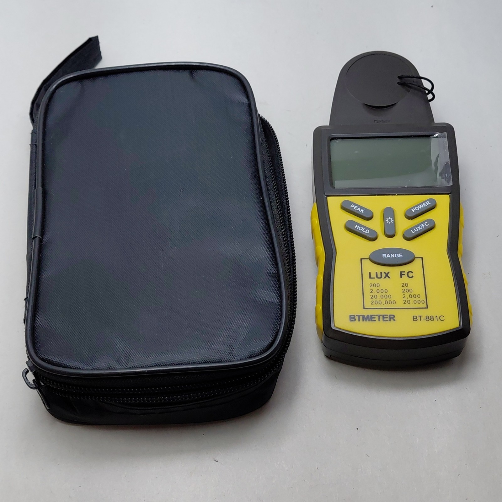 Digital Illuminance Light Meter BT-881 Lux/FC PhotometerLuxmeter Sensor