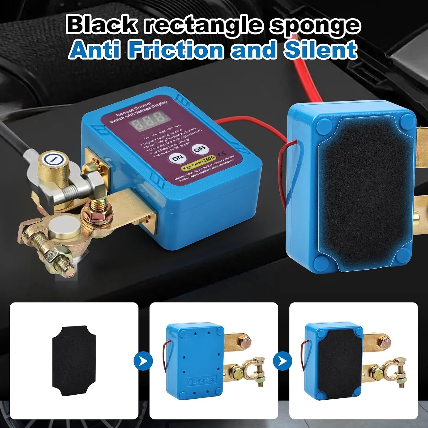 250A Remote Battery Disconnect Switch 12V for Car,Auto,Truck,RV,Marine | Volt…