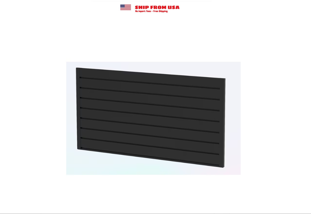 Hyper Tough Slatwall Panel Set, 48″ x 12″, 2-Pack, 2 ft x 4 ft Garage Wall Stora