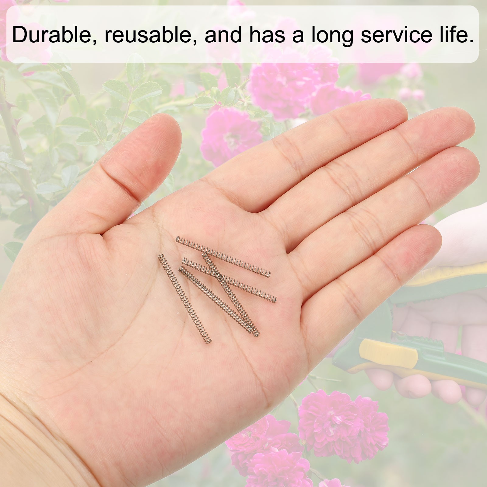 10 Pcs 304 Stainless Steel 0.3mm Wire Dia x 2mm OD x 30mm L Compression Spring
