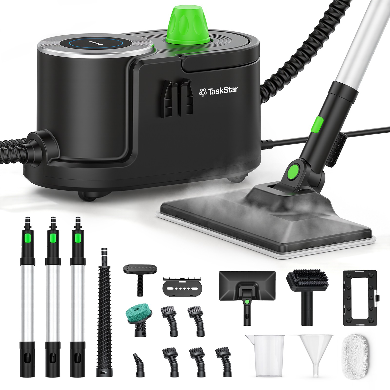 Taskstar 1500w Powerful High Pressure Steam Cleaner for Deep Cleaning 22 Tools