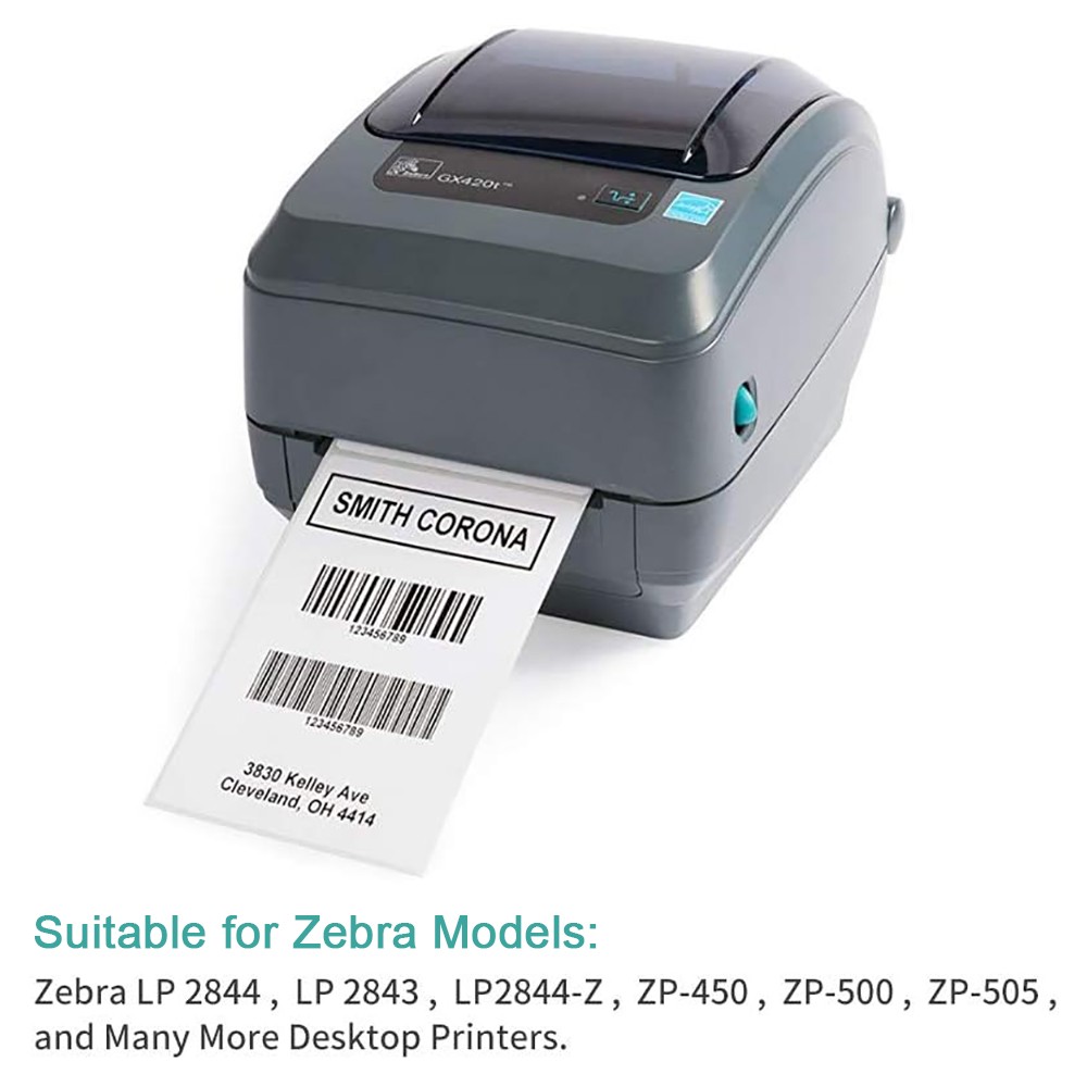 450/Roll 4×6 Direct Thermal Shipping Label Zebra ZP450 Eltron 2844 Free Shipping