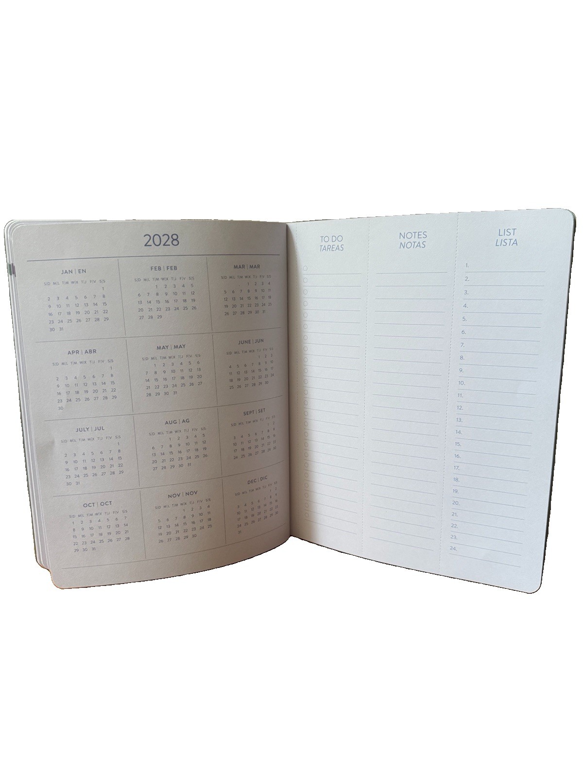 2027 Monthly Planner 17 months Planner Orange Circle Studio Aug 2026- Dec 2027