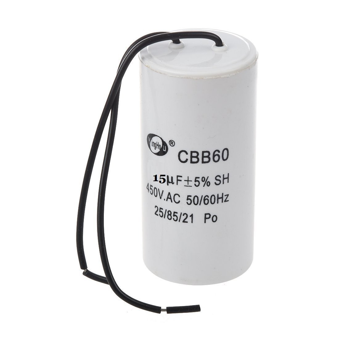 CBB60 Motor AC 450V 15Uf Running W 2 Lead Wires US Ship