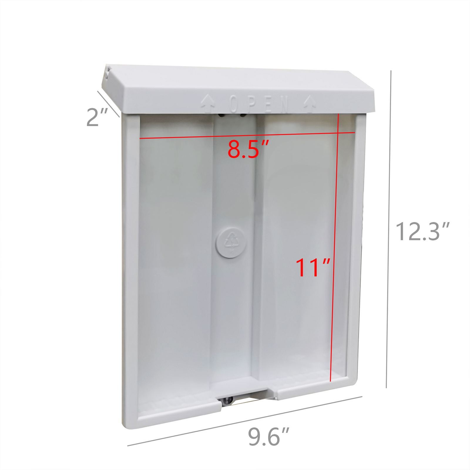 8.5X11″ Real Estate Literature Holder Listing Leaflet Pamphlet Wall Pole Mount