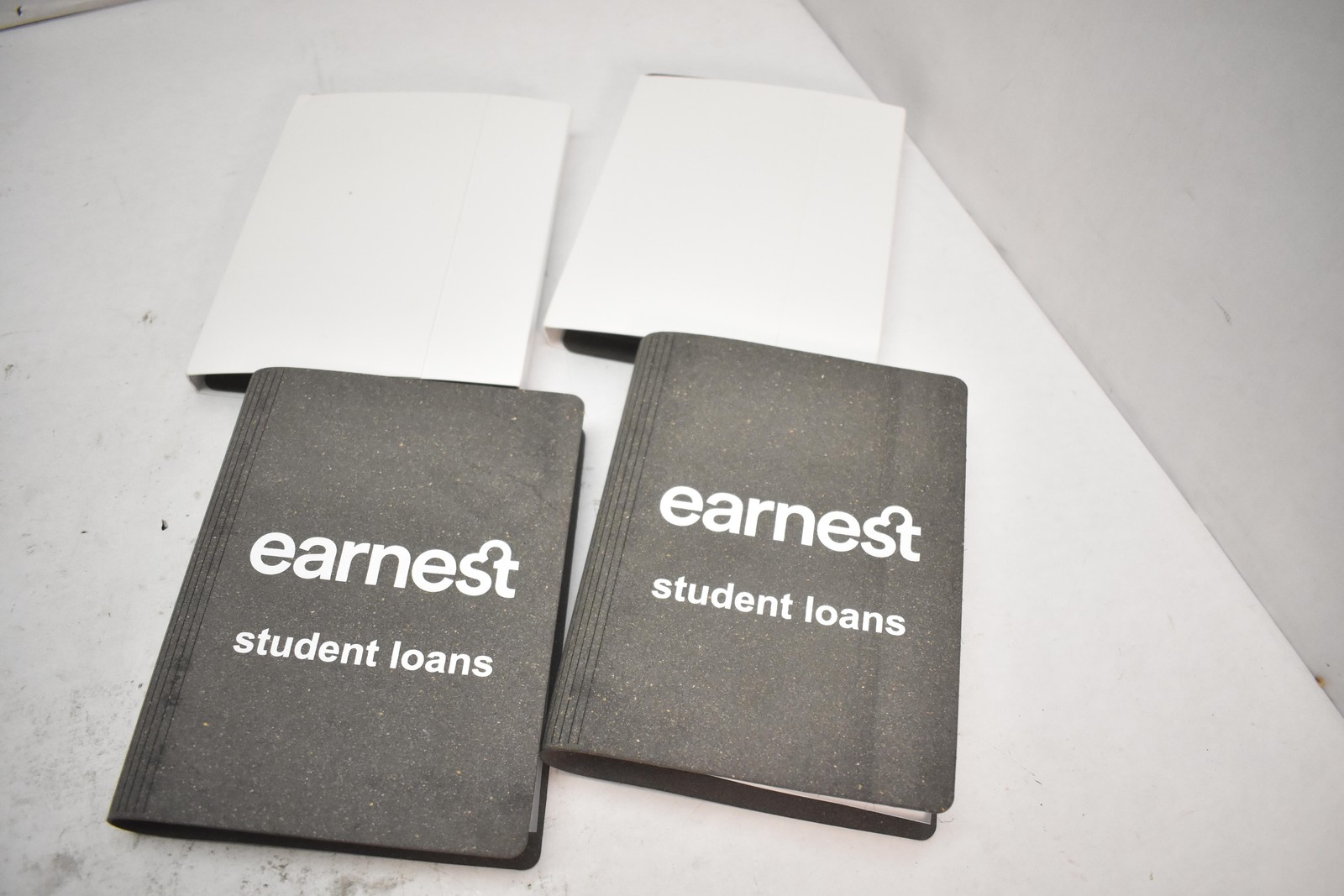 Lot Of 4 Branded Daily Use Binders Student Loans Black White Plastic Office