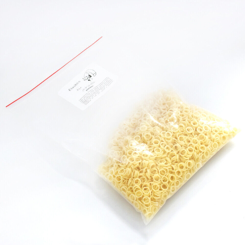 5000 Pcs Dental Orthodontic Rubber Bands Elastics Latex Braces 3.5/4.5/6.5 OZ