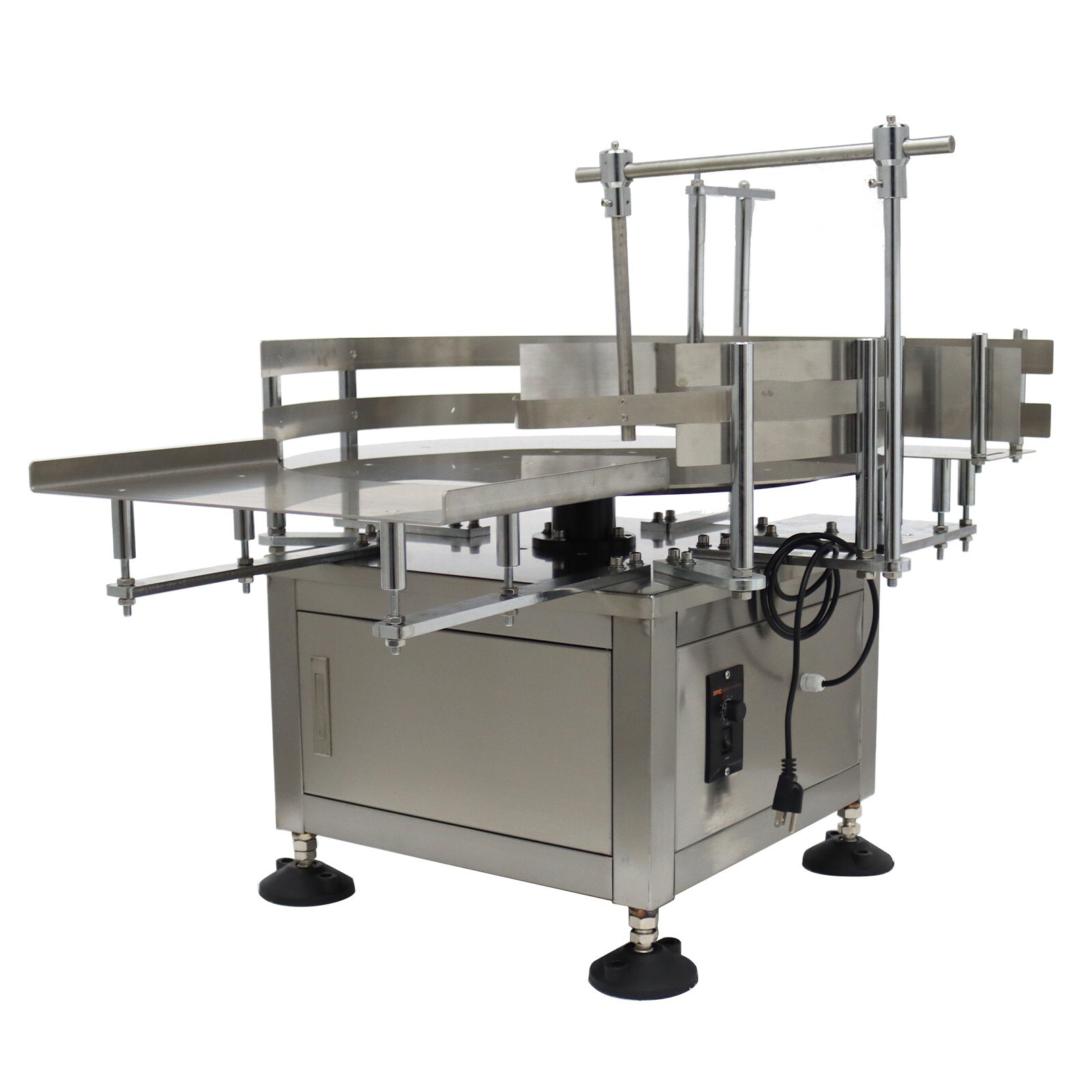 23.6″ Automatic Bottle Accumulation Table Bottle Unscrambler Collecting Machine