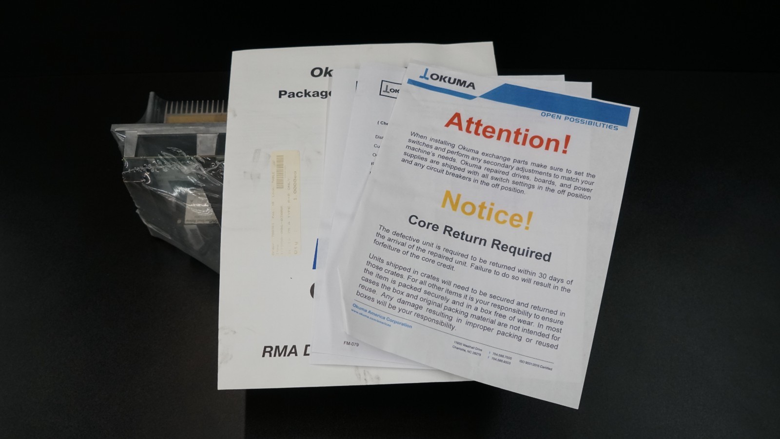 OKUMA U7950-006-030RR Servo Amplifier BLII-D75A **WARRANTY**