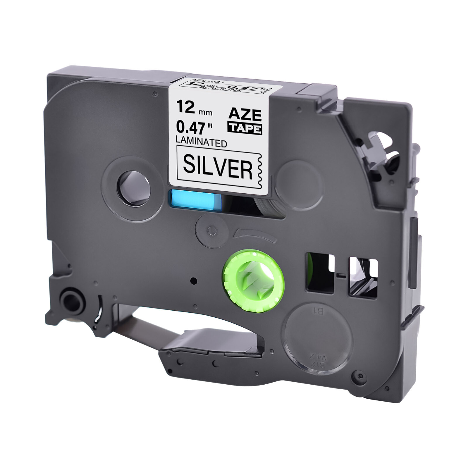 1PK Compatible with Brother P-Touch TZ TZe 931 Black on Silver Tape 0.47″ Label