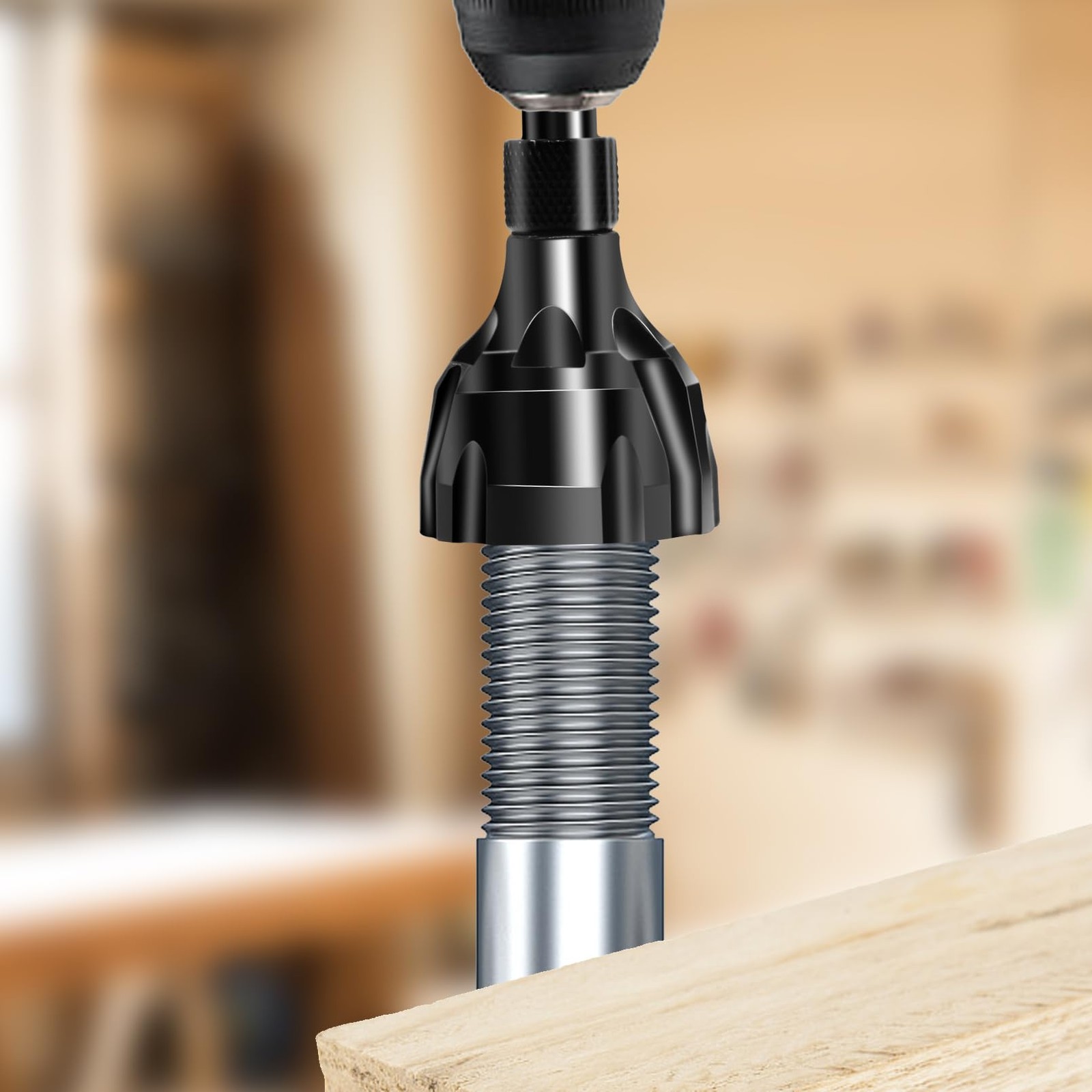 CZS Deburring Tool, HSS Hex Shank 1/4″ – 3/4″ (6mm – 19mm), Black