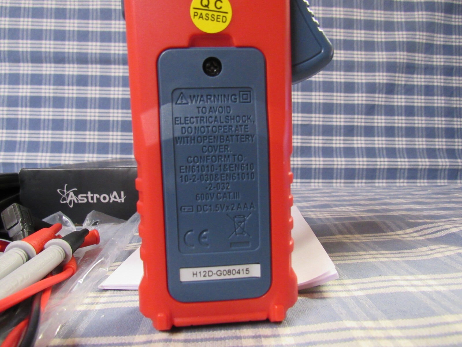 Astroai 4000 Counts Digital Clamp Multimeter (New Open Box) FREE SHIPPING