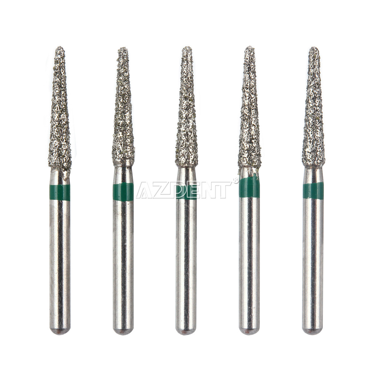 100 Types AZDENT Dental FG Diamond Burs Friction Grip for High Speed Handpiece