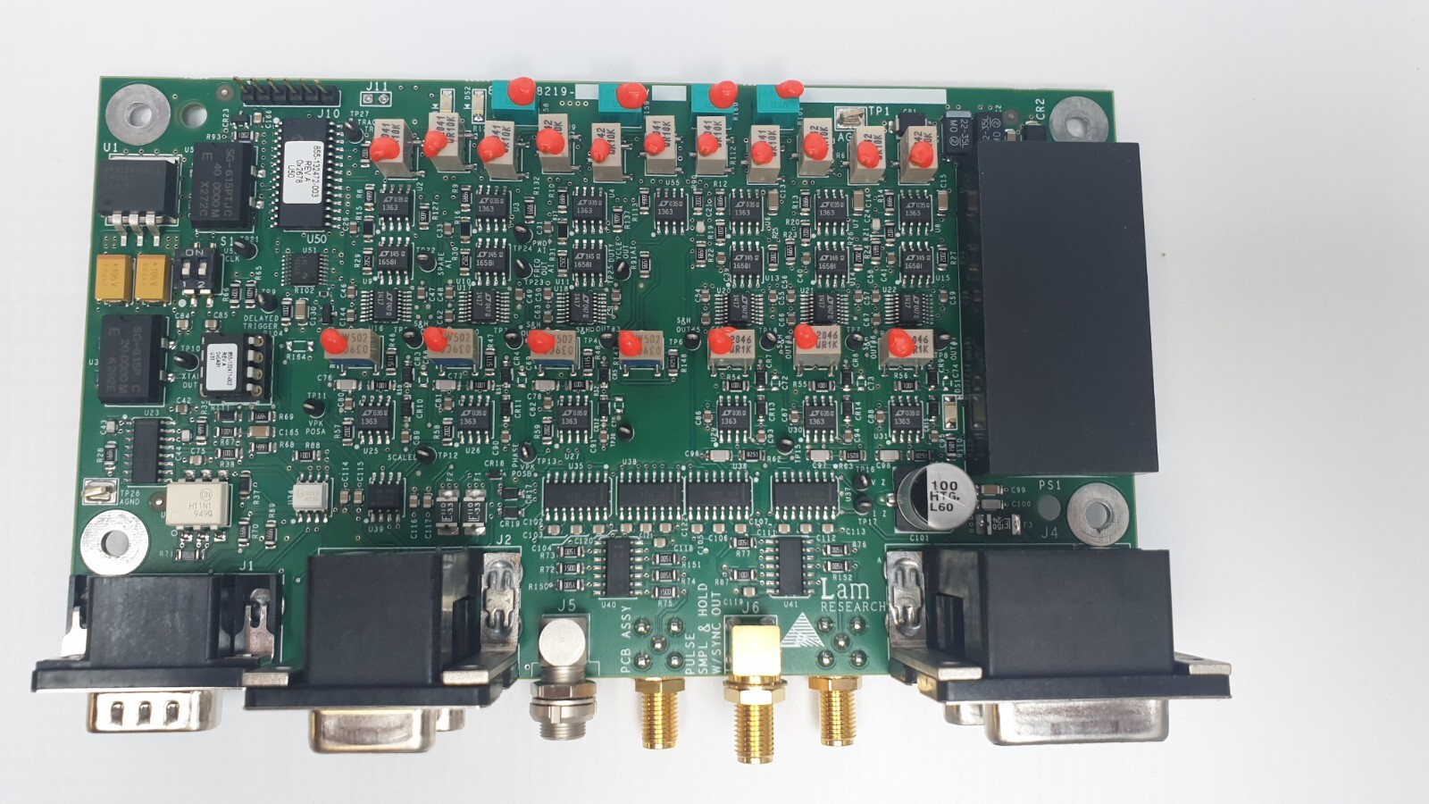 Lam Research 810-048219-022 Rev C PCB Assembly Pulse Sample & Hold with Sync Out