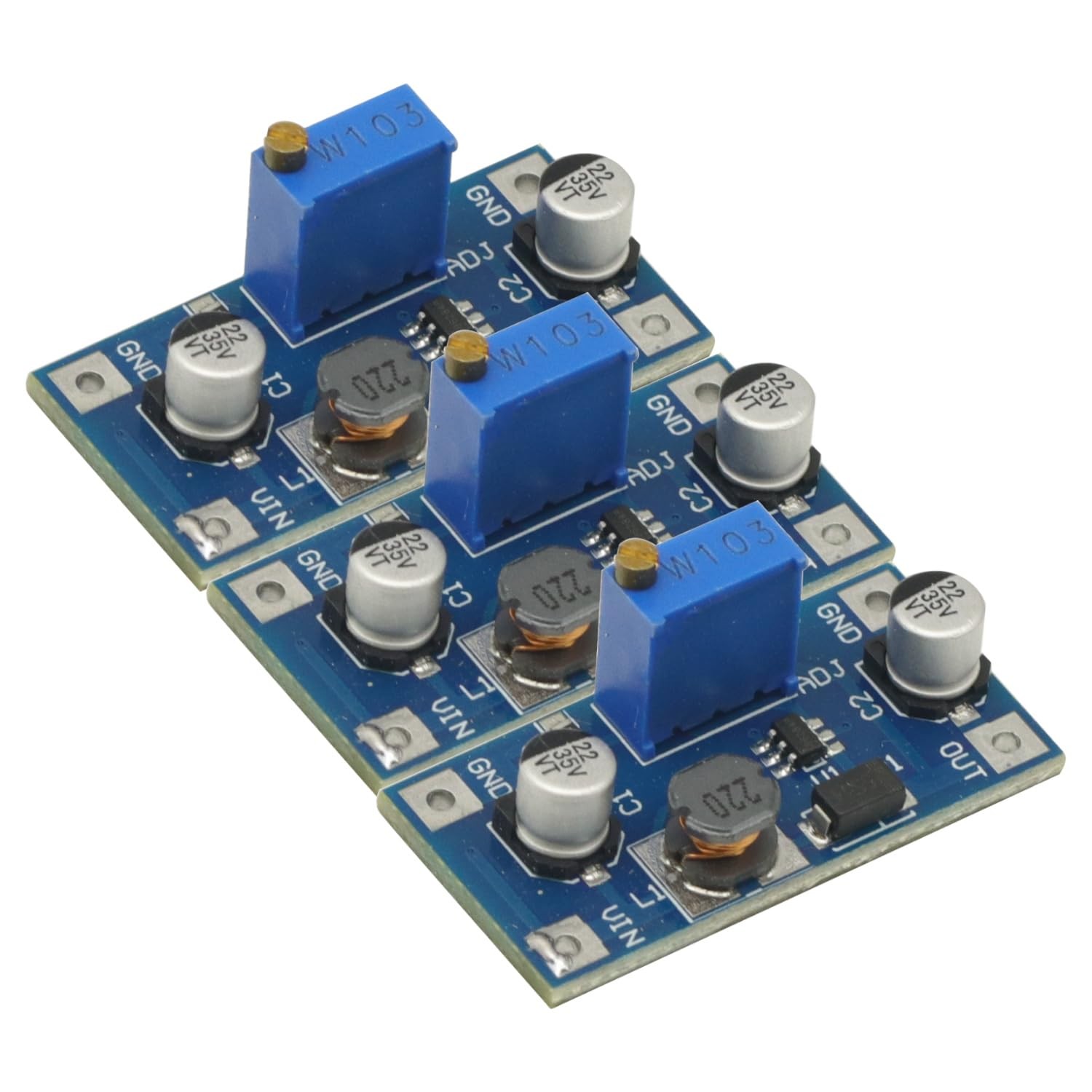 3PCS 2A DC-DC Boost Step up Volt Converter Power Supply 2-24V to 3v 5v 6v 9v 12v