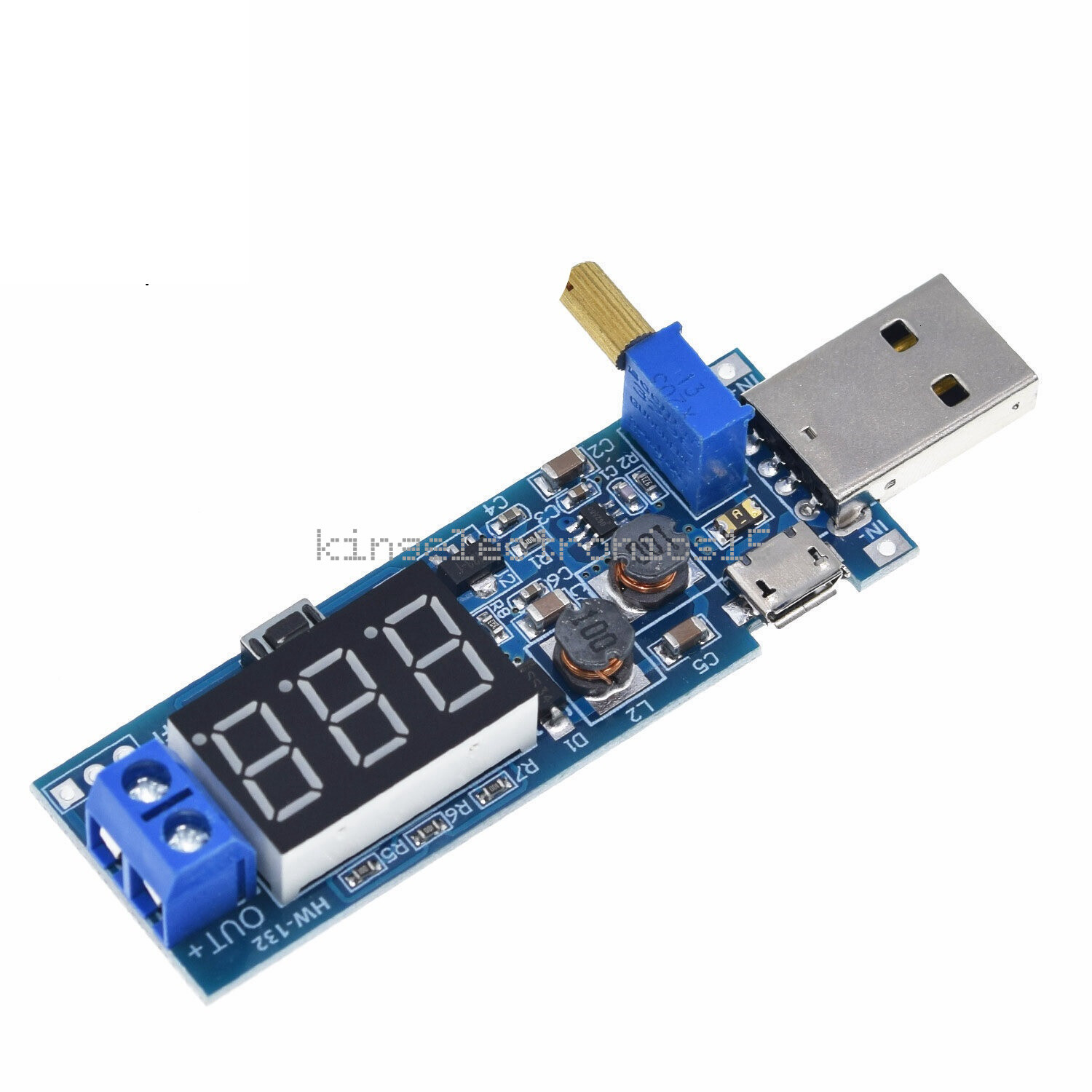 DC-DC 5V to 1.2V-24V USB Step Up Down Adjustable Converter Power Supply Module