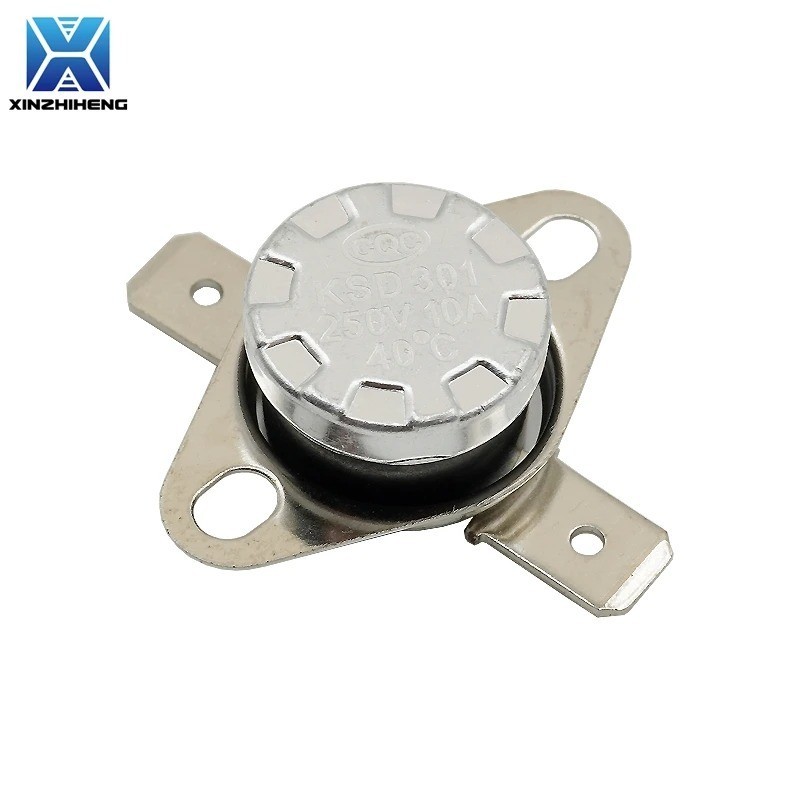 5pcs KSD301 Thermostat 40°C/104°F 10A Normally Open N.O Temperature Switch