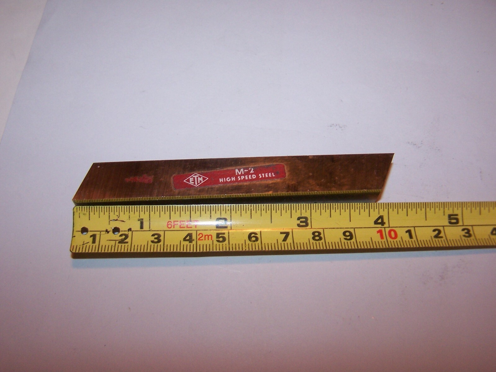 ETM Lathe Cutter Tool Bit, M-2, NOS, 1/2″x 1/2″x 4″, Made In Israel, #77