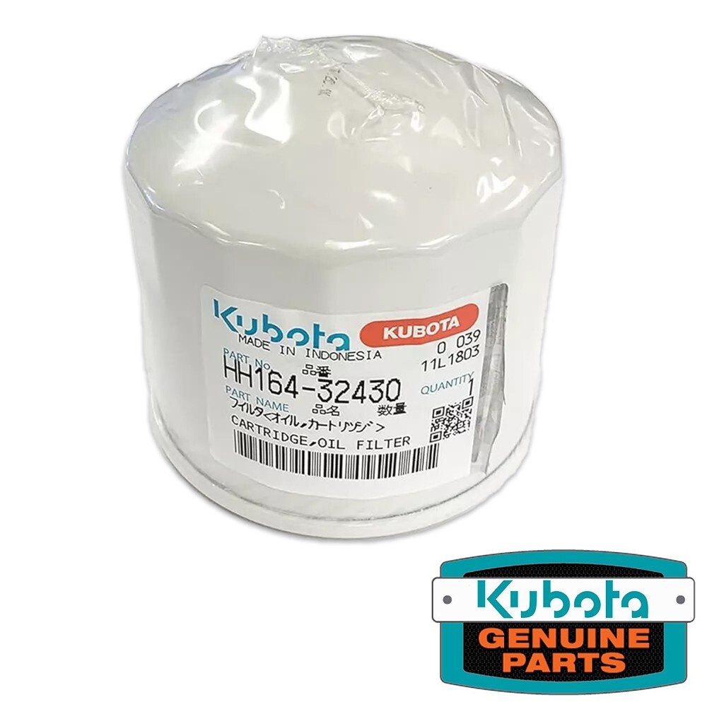 Genuine OEM Kubota HH164-32430 Oil Filter – 2 PACK