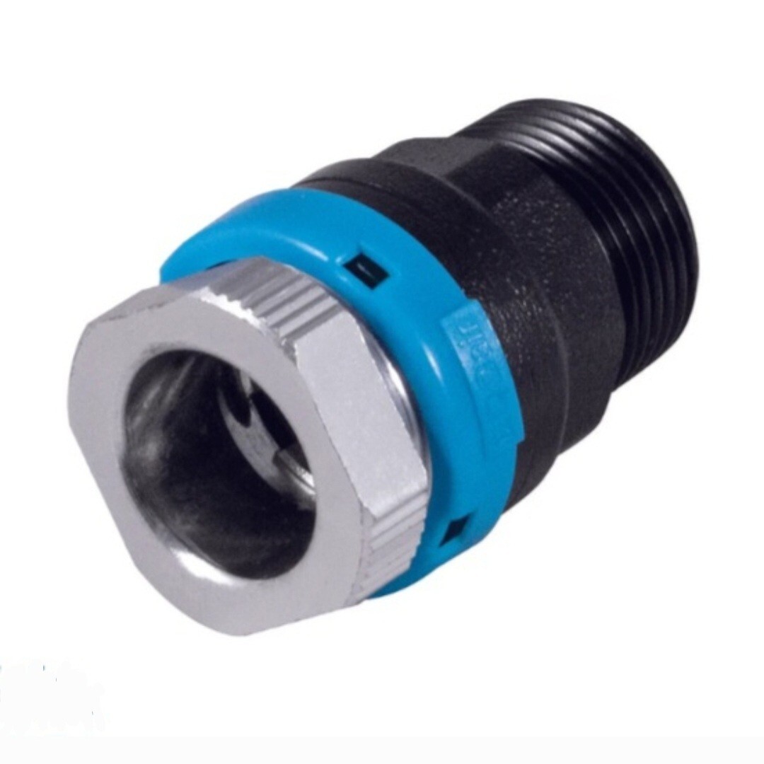 Unipipe 25 mm 1” Aluminum Compressed Air Male Adapter 1” MNPT UACM0.025025N