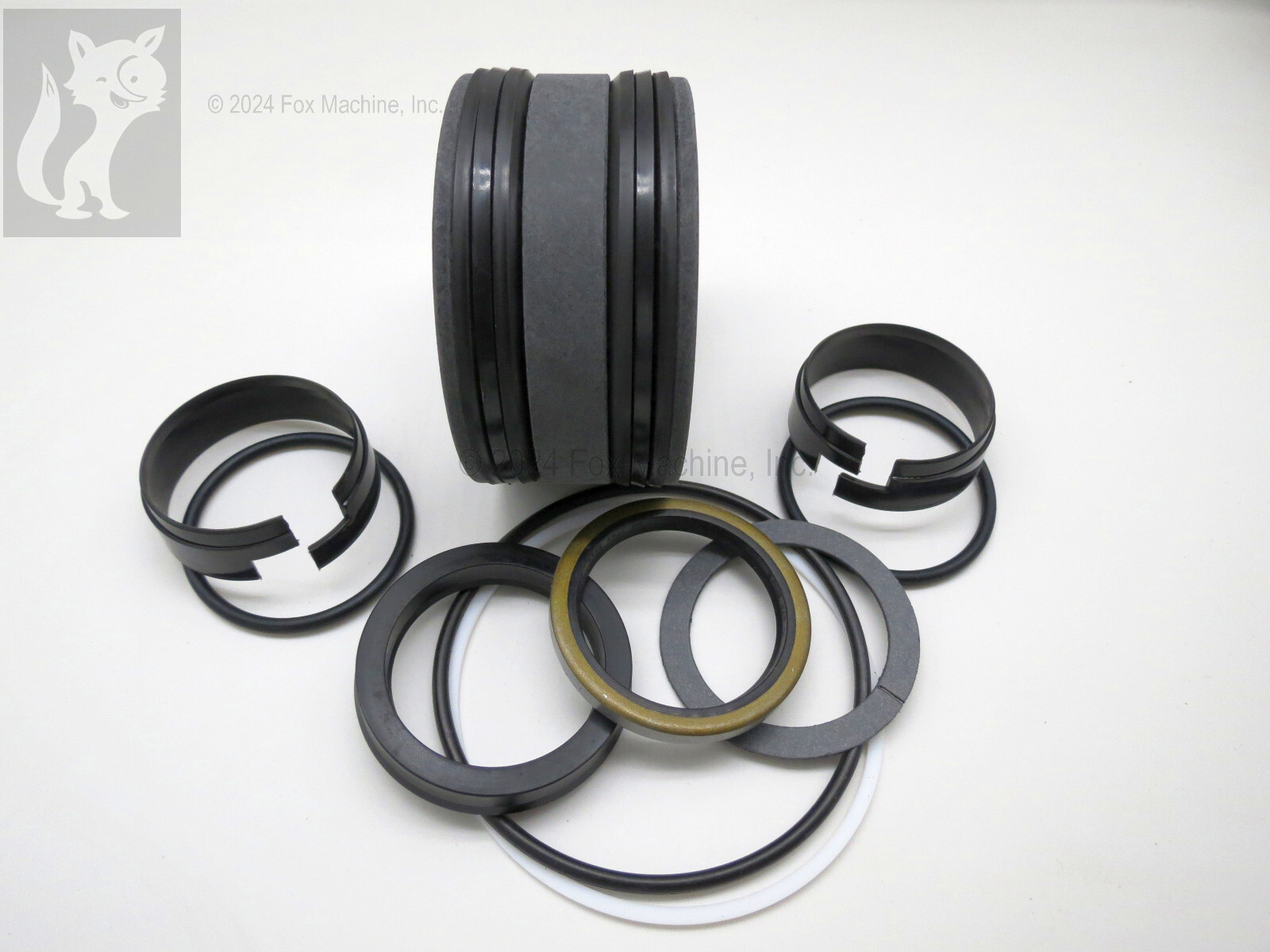 Seal Kit for Case 580CK Model 33 Loader Lift Cylinder Snap in OR Press in wiper
