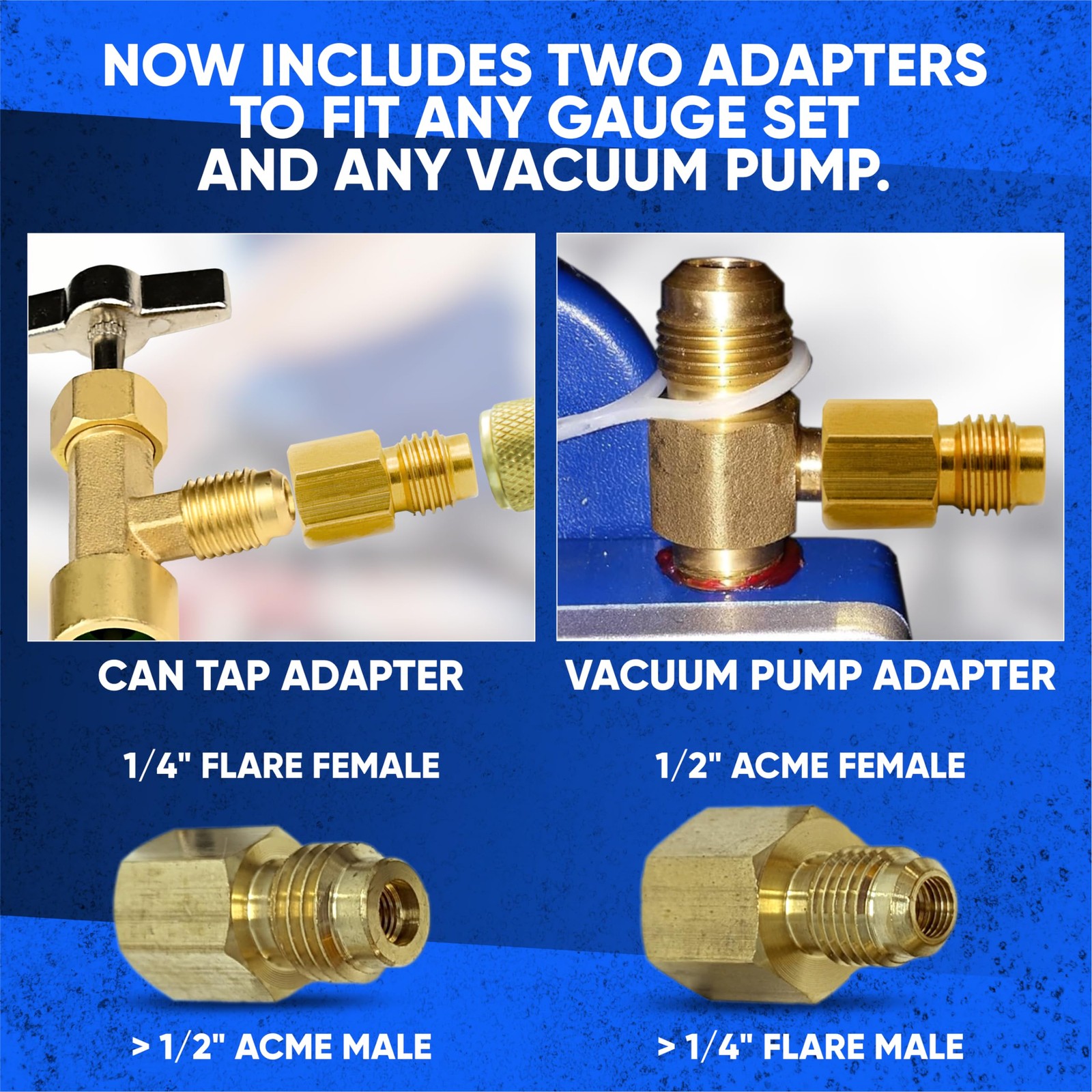 R134A Adapter Kit, SelfSeal & Puncture Can Taps, Core Tool