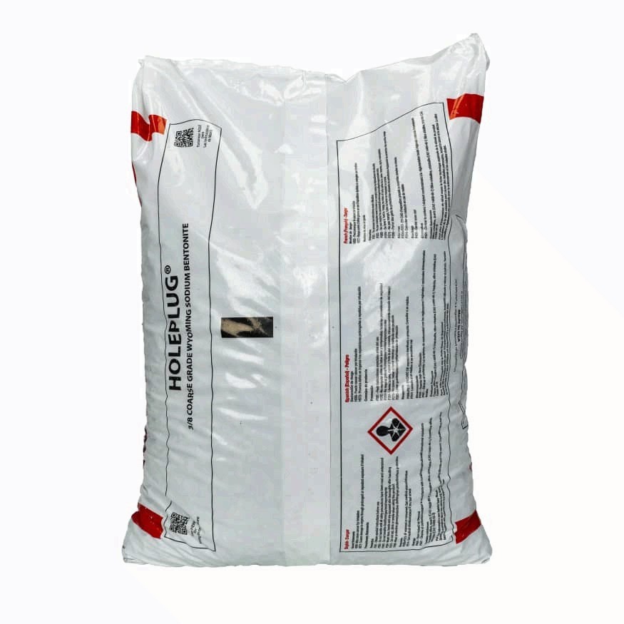 Bentonite Hole Plug 50 lb Bag Sodium Bentonite Clay Well Sealer Repair