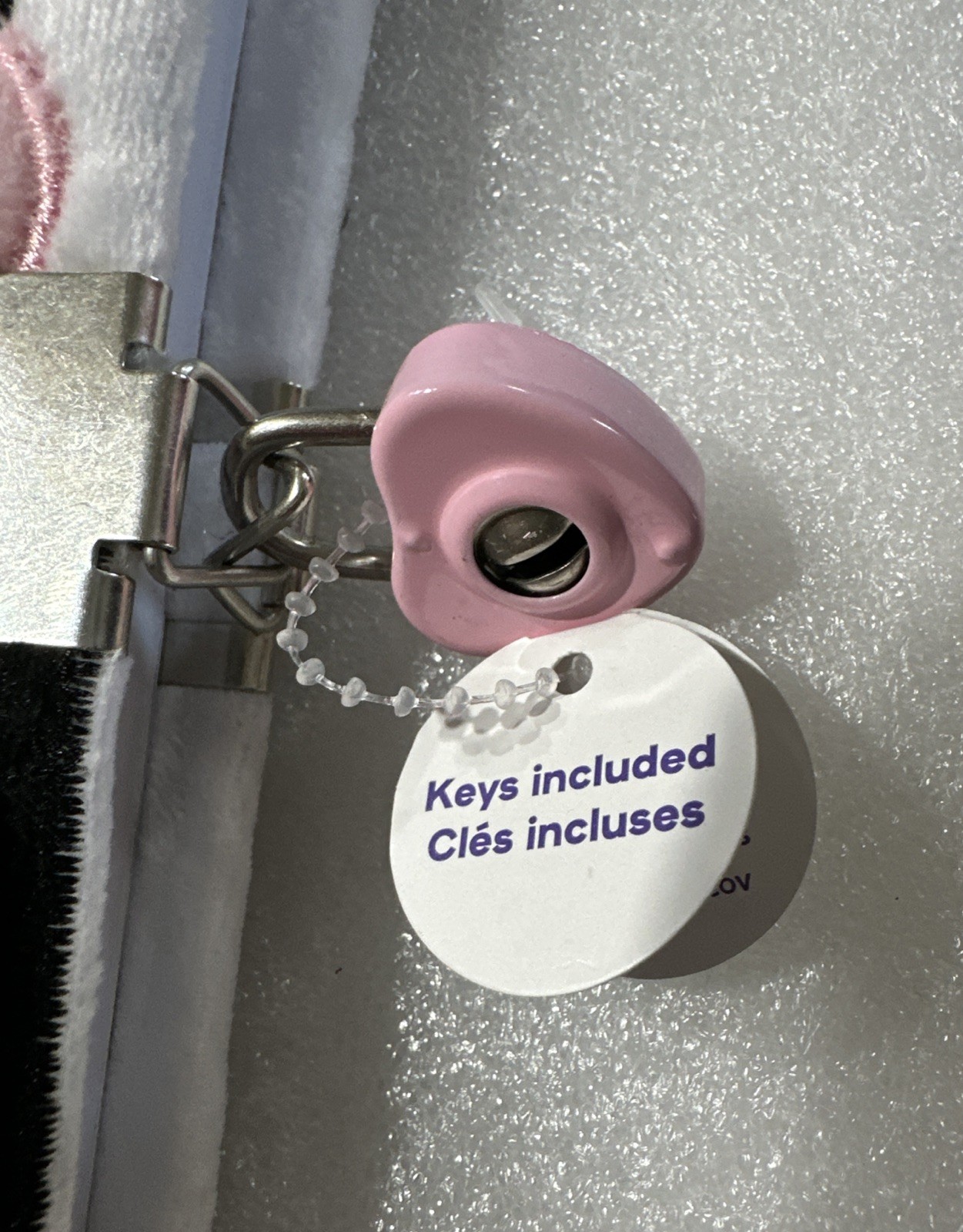 Claire’s Panda Cookies And Cream Plush Locking Diary with 2 Keys New