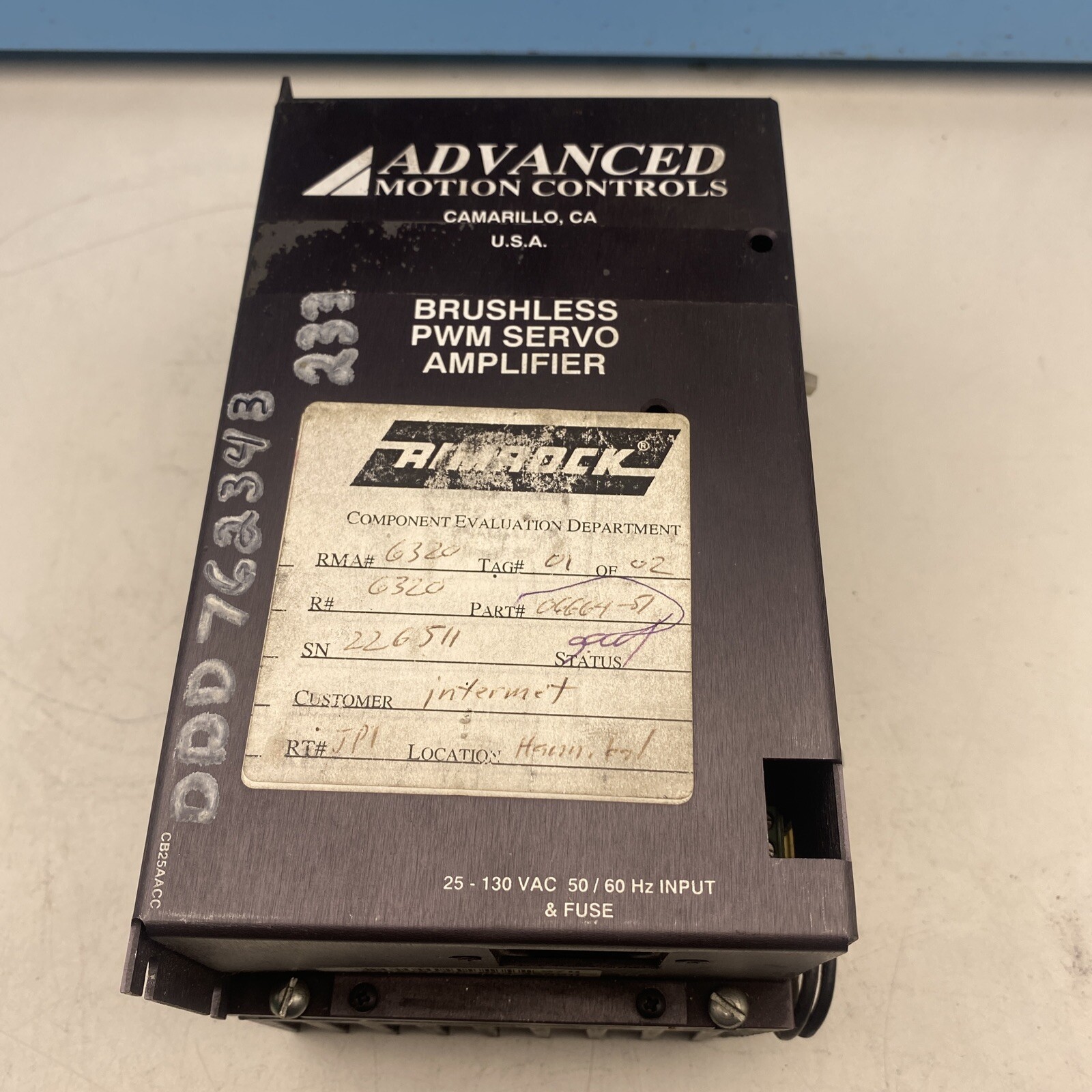 Advanced Motion Controls | Brush Type PWM Servo Amplifier
