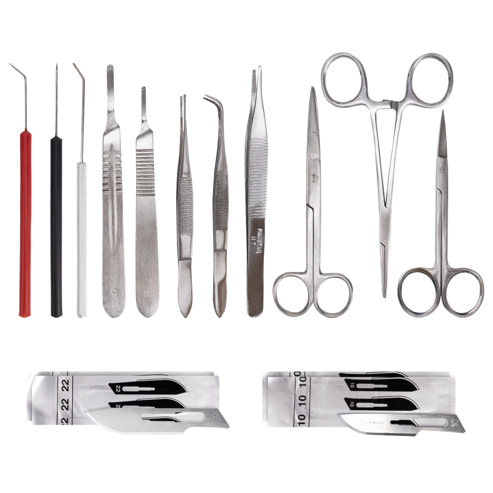 15 Piece Dissecting Kit, with Case