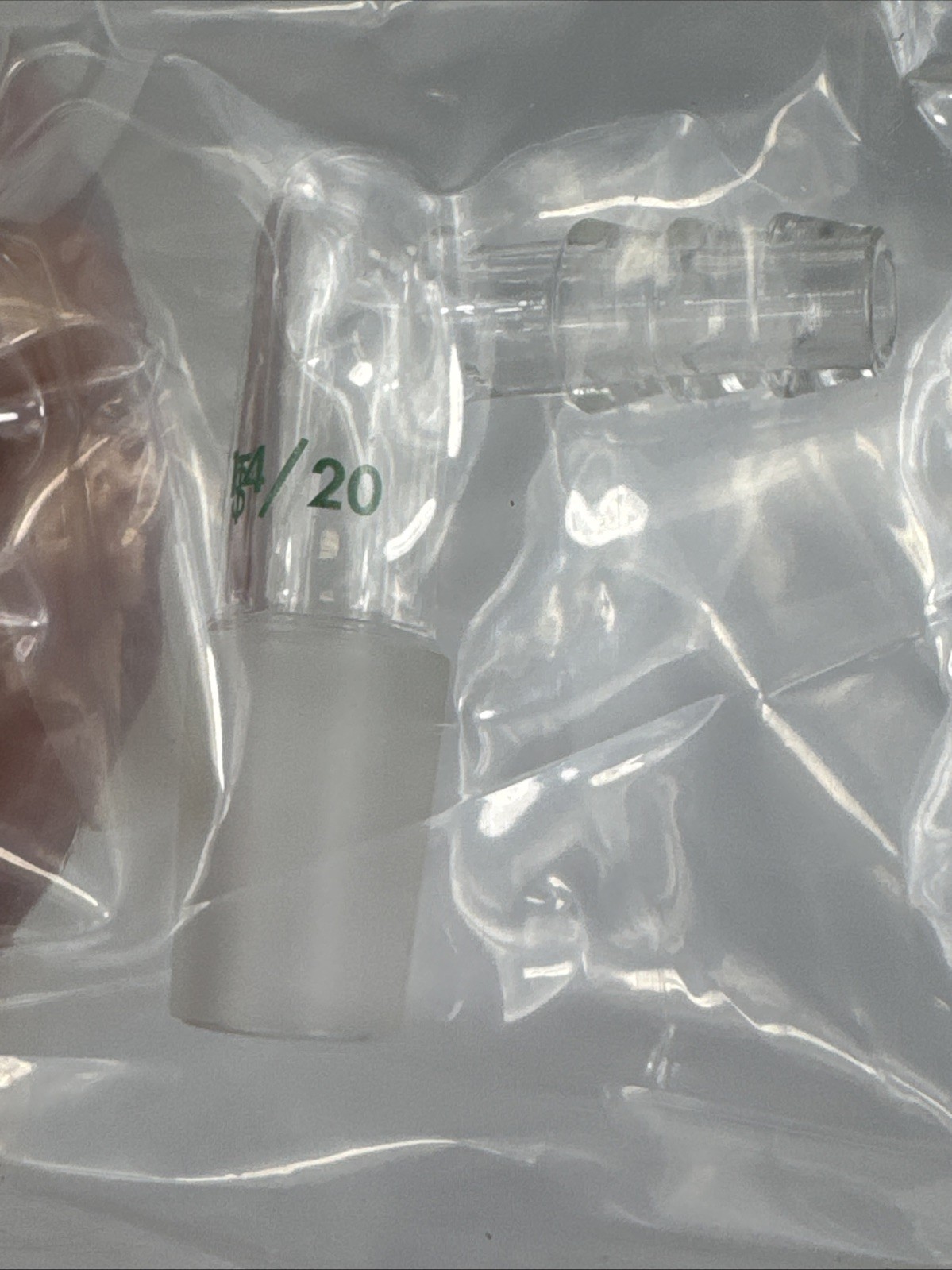 4x Chemglass CG-1014-14 Inlet Adapter 90 – 14/20 Inner Joint