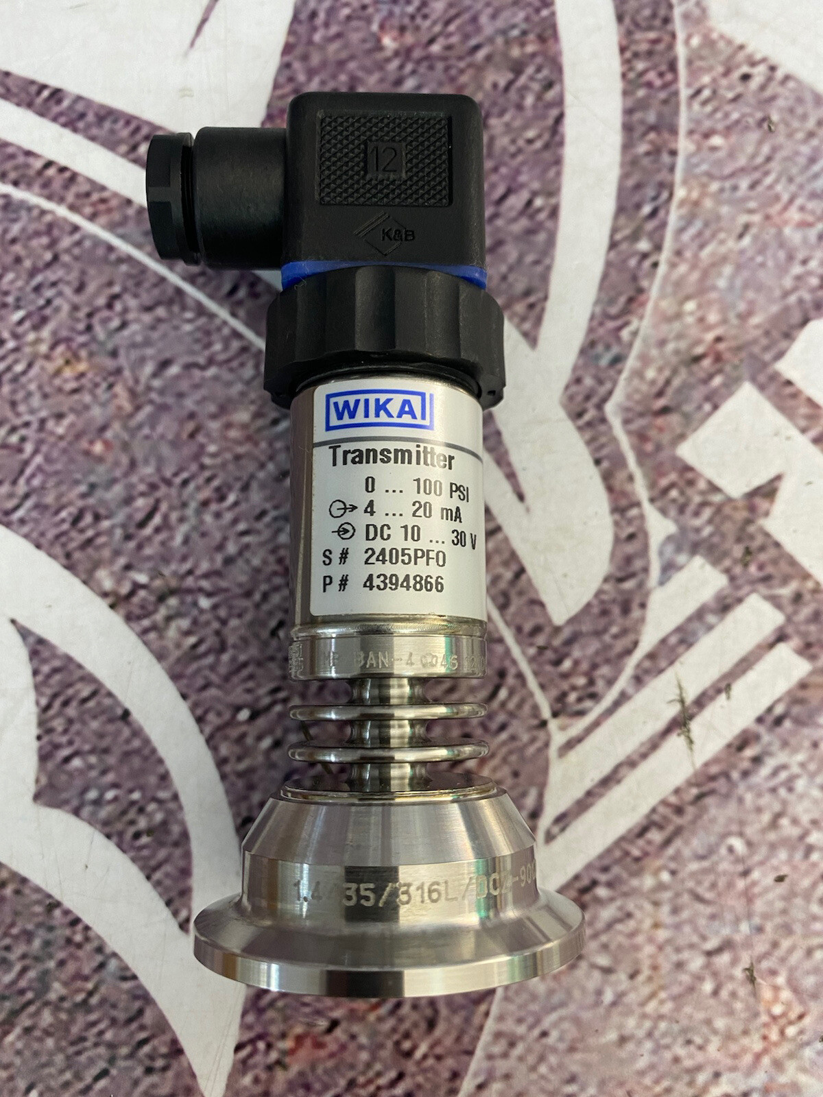 Wika SA-11 Pressure Transmitter 0-100PSI 10DC 30V