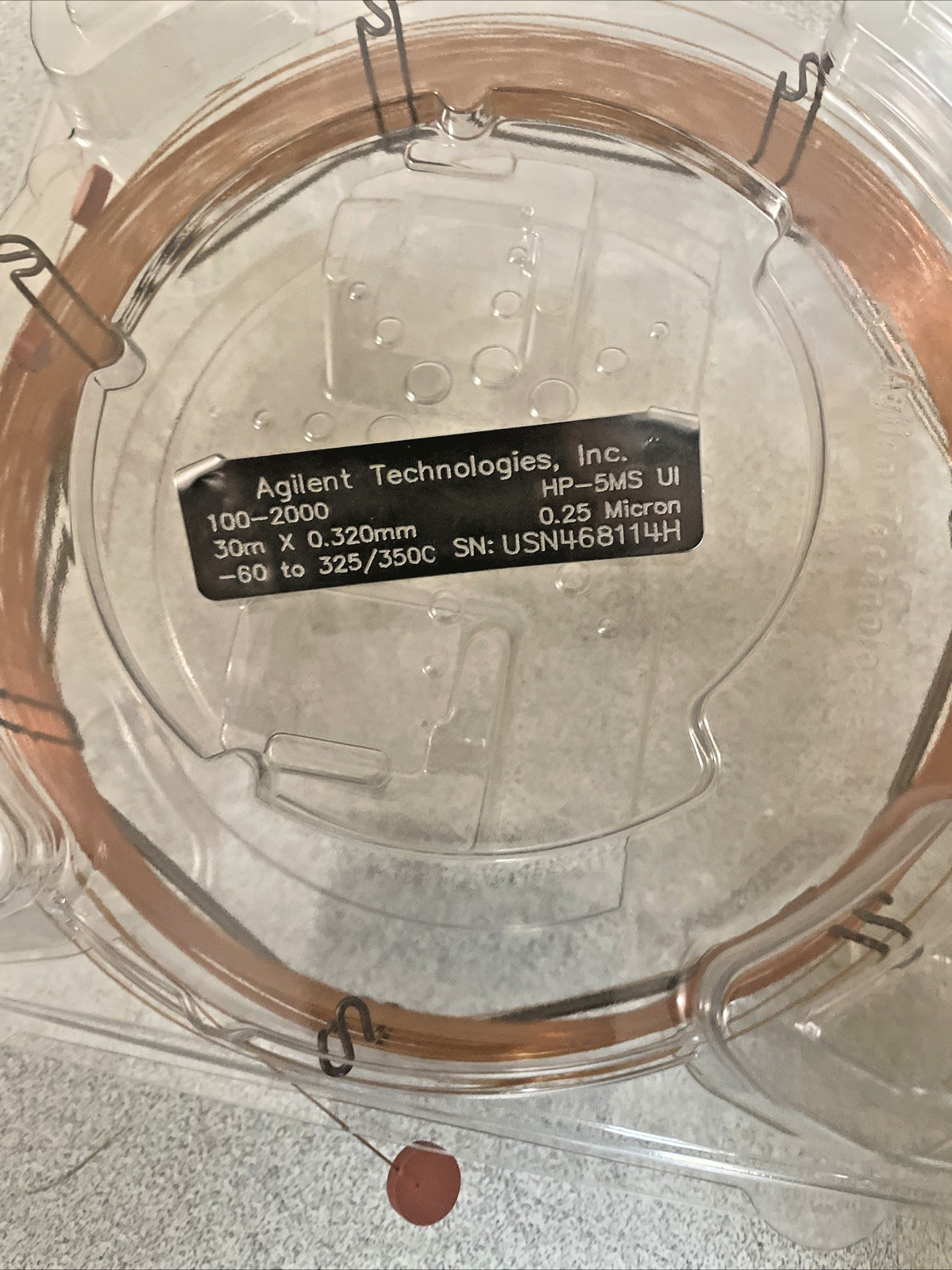 Agilent J&W GC Column HP-5MS UI 30m x 0.32mm 0.25µm