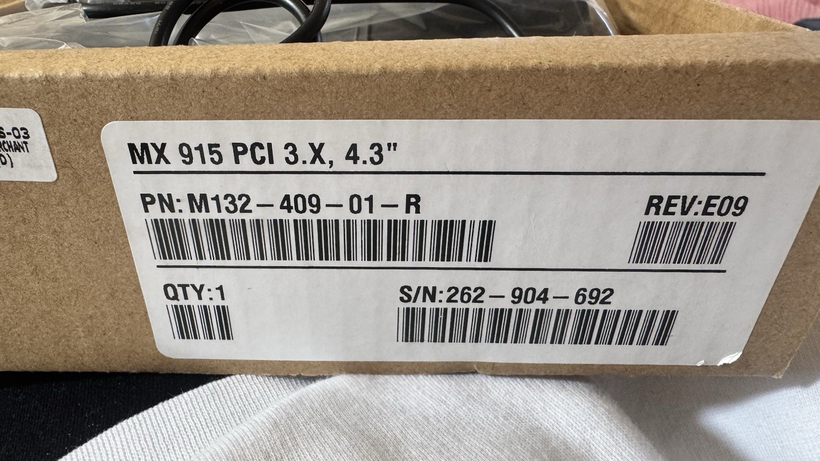 VERIFONE MX915 M132-409-01-R POS Terminal Keypad/ Card Reader