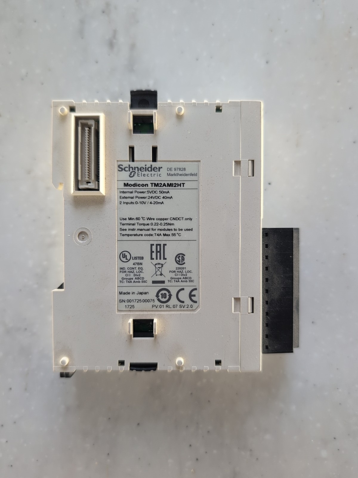 Schneider TM2AMI2HT Programmable Analog Input Module JS$