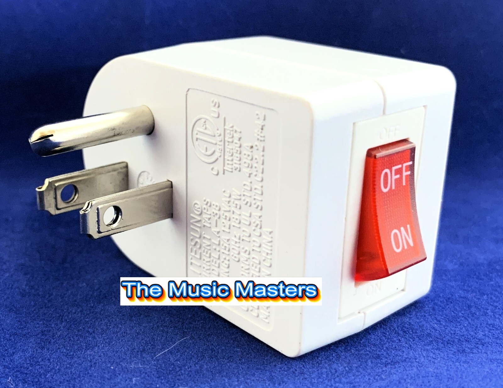 1X Grounded On/Off LIGHTED POWER SWITCH Single AC Wall Plug Electrical Outlet