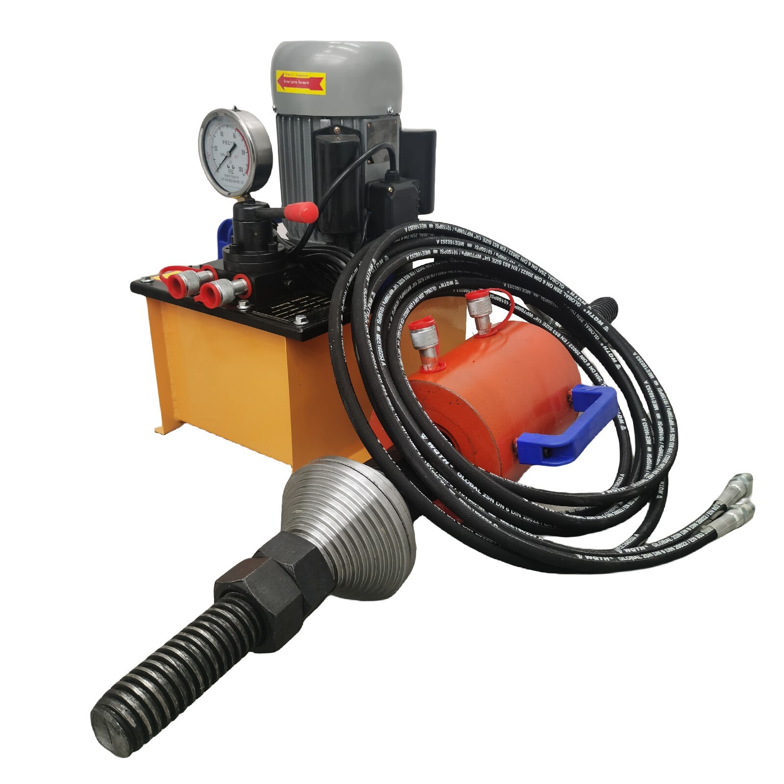 100T Excavator Sleeve Press Machine 220V Hydraulic Bushing Crawler Pin Remover