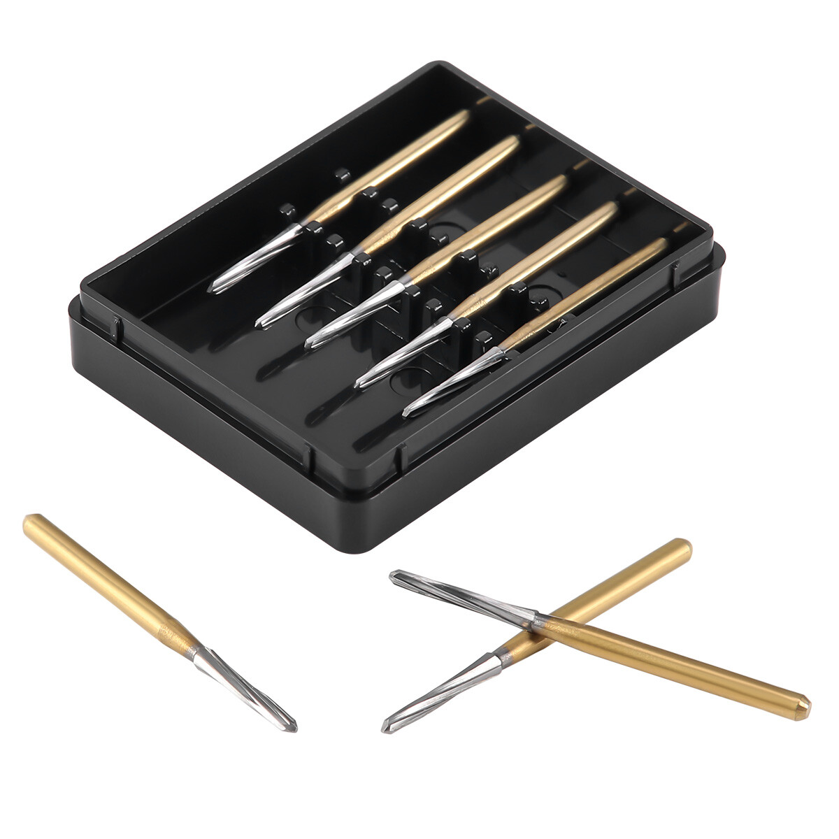 Dental Endodontic ENDO Tungsten Carbide Burs FG Round Bur High Speed 21/25/28mm