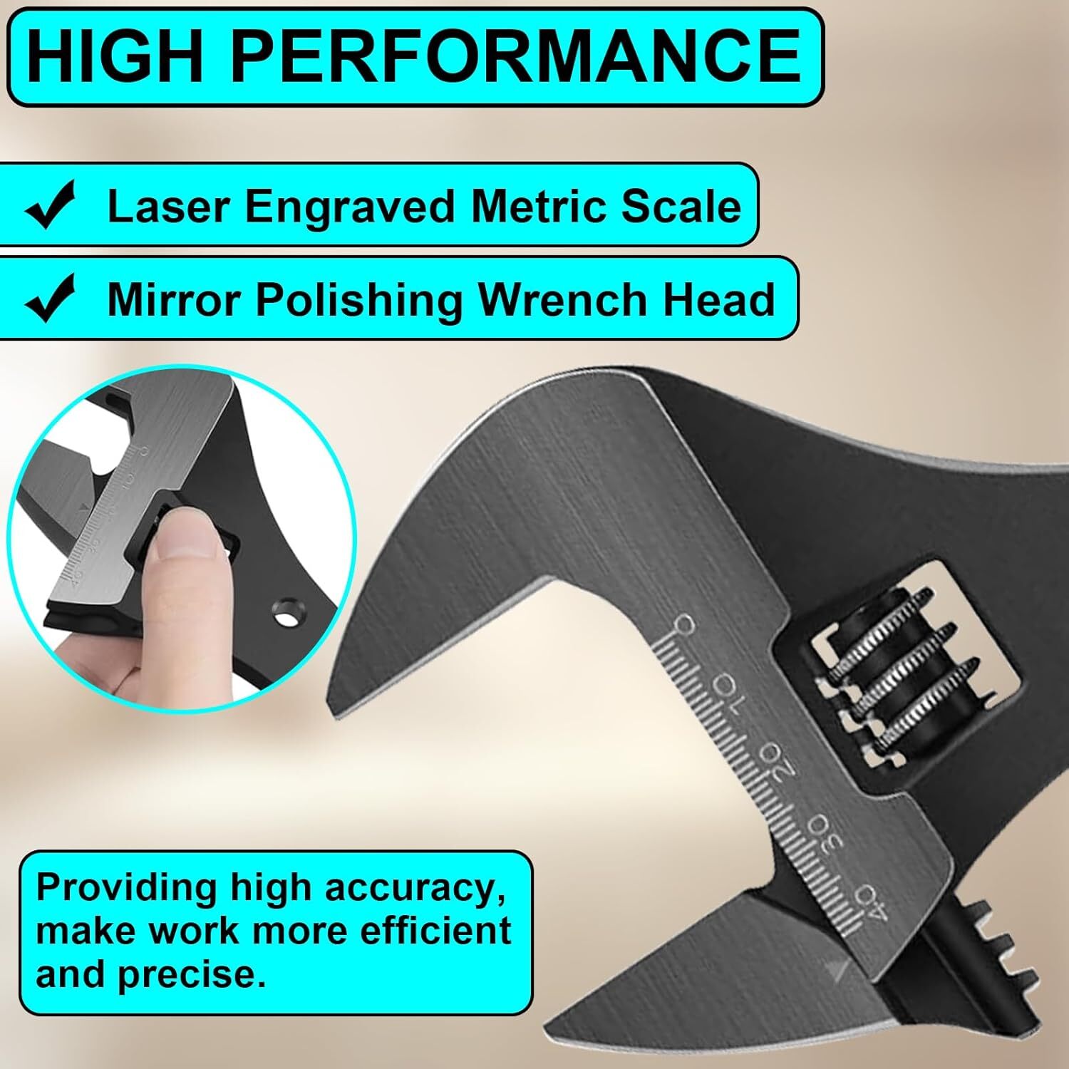 3239 Adjustable Spud Wrench 16-Inch Length, 1-5/8 Wrench Opening