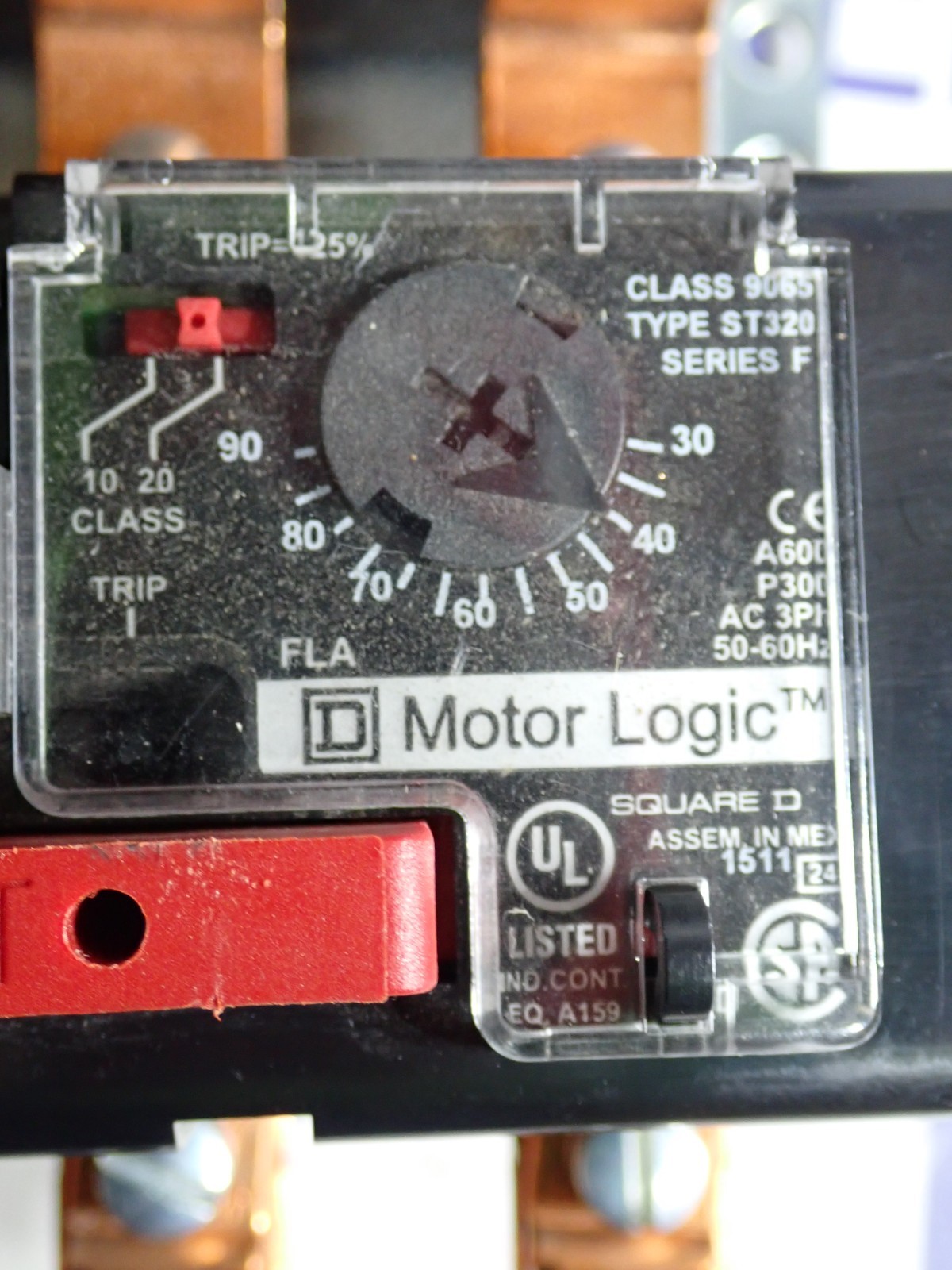 Square D Size 3 8810SE04H30H30S 2 Speed Motor Starter 30-90A OL 9065ST320 S2247
