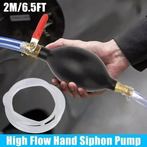 Siphon Hand Pump Portable Manual Car Fuel Transfer Pump for Gas Gasoline Petrol