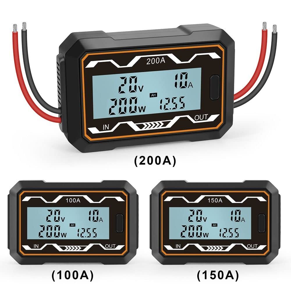 RC 200A Watt Meter Power Analyzer High Precision 200A Power Analyzer Battery
